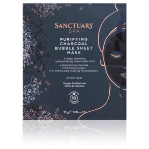 Sanctuary Spa Charcoal Bubble Sheet Mask 22 G