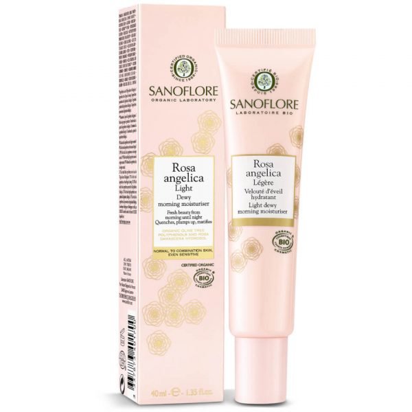 Sanoflore Rosa Angelica Light Dewy Morning Moisturiser 40 Ml