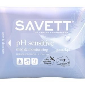 Savet Ph Sensitive Kosteuspyyhe 30 Kpl