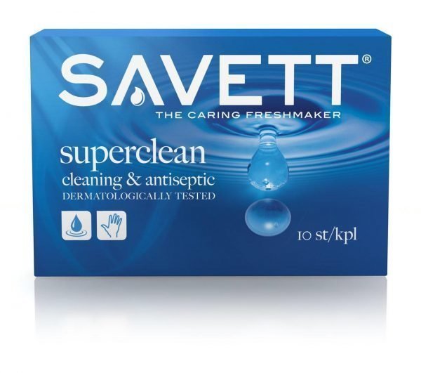 Savett Superclean Kosteuspyyhe 10 Kpl