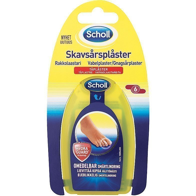 Scholl Plasters For Toe 6 Pieces