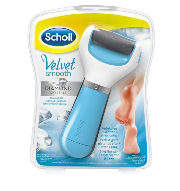 Scholl Velvet Smooth Diamond Paristokäyttöinen Jalkaraspi