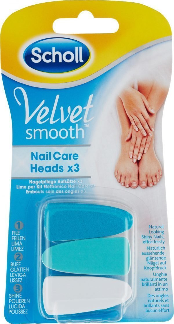 Scholl Velvet Smooth Vaihtoviila Kynsienhoitolaitteeseen 3 Kpl