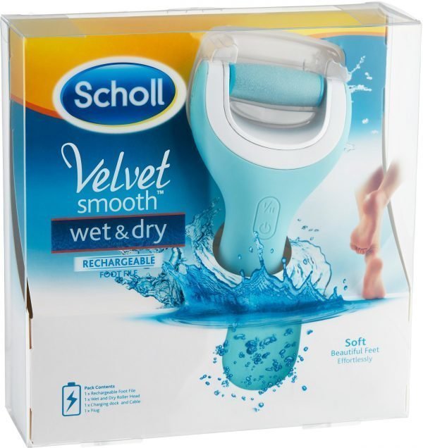 Scholl Velvet Smooth Wet & Dry Ladattava Jalkaraspi