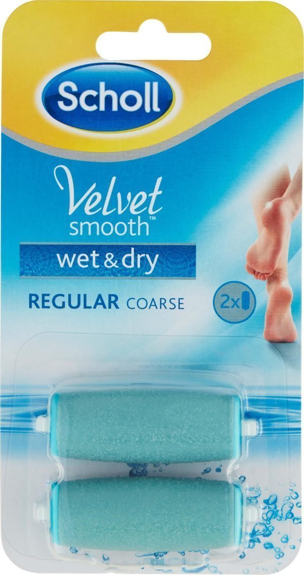 Scholl Velvet Smooth Wet & Dry Täyttöpakkaus 2 Kpl