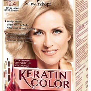 Schwarzkopf Anti Age Keratin 12.4 Extra Light Rosé Blonde Hiusväri