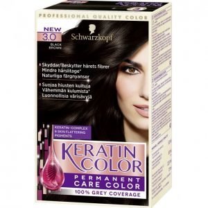 Schwarzkopf Keratin Color 3.0 Black Brown Kestoväri