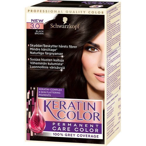 Schwarzkopf Keratin Color 3.0 Black Brown