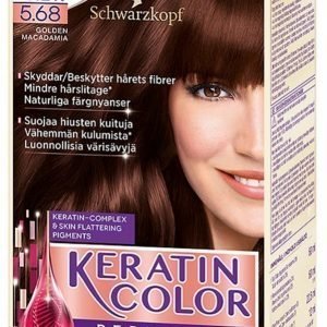 Schwarzkopf Keratin Color 5.68 Golden Macadamia Hiusväri