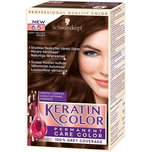 Schwarzkopf Keratin Color 6.5 Light Golden Brown