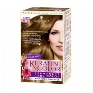 Schwarzkopf Keratin Color 8.0 Dark Blond Hiusväri