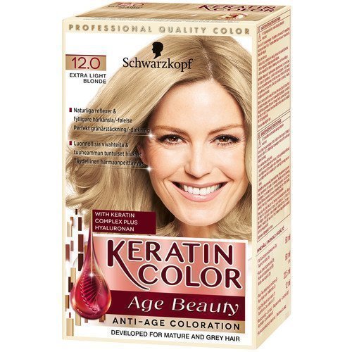 Schwarzkopf Keratin Color Age Beauty 12.0 Extra Light Blond