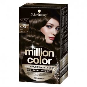 Schwarzkopf Million Color 3-65 Dark Chocolate Kestoväri