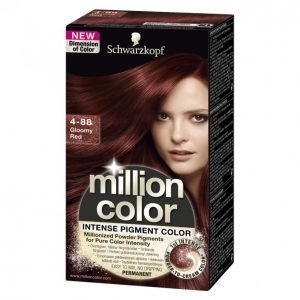 Schwarzkopf Million Color 4-88 Gloomy Red Kestoväri