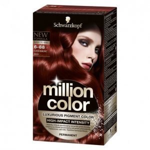Schwarzkopf Million Color 6-88 Cashmer Red Kestoväri