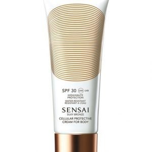 Sensai Silky Bronze Cellular Protective Cream For Body Spf 30 Aurinkosuojavoide Vartalolle 150 ml
