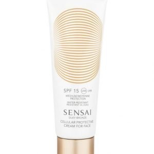 Sensai Silky Bronze Cellular Protective Cream For Face Spf 15 Aurinkosuojavoide 50 ml