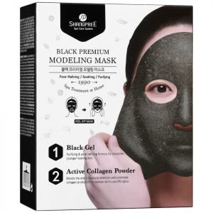 Shangpree Black Premium Modeling Mask With Bowl And Spatula 50 Ml