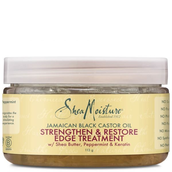 Shea Moisture Jamaican Black Castor Oil Strengthen & Restore Edge Treatment 113 G