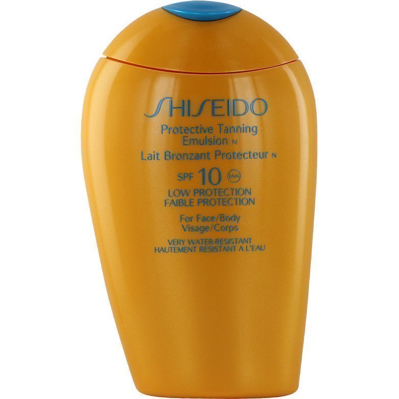 Shiseido Protective Tanning Emulsion SPF10 For Body And Face 150ml