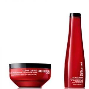 Shu Uemura Art Of Hair Color Lustre Sulfate Free Shampoo 300 Ml And Color Lustre Masque 200 Ml