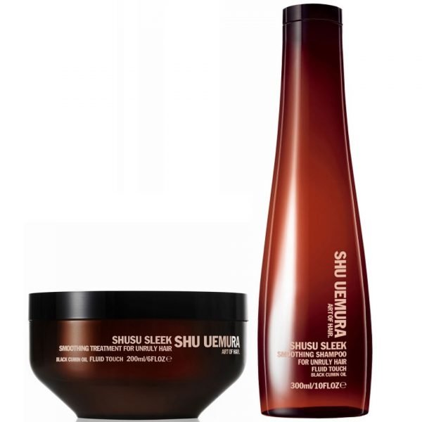 Shu Uemura Art Of Hair Shusu Sleek Shampoo 300 Ml And Masque 200 Ml