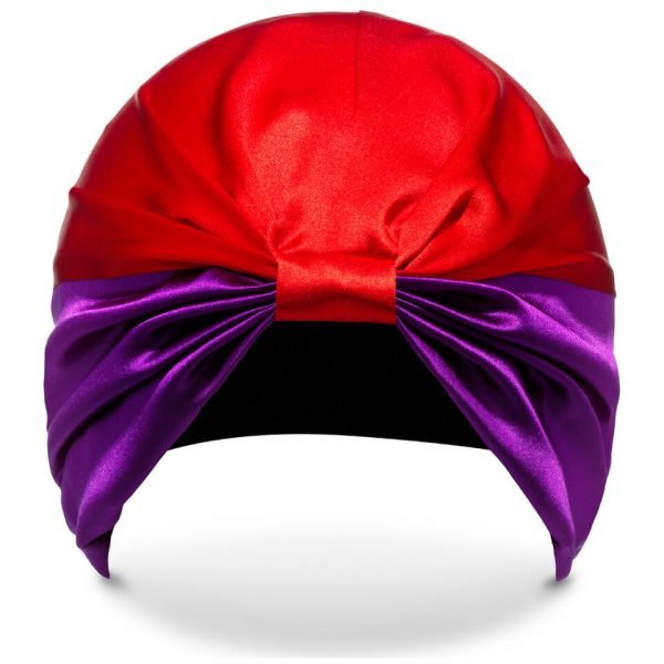 Silke Hair Wrap The Dita Purple And Red