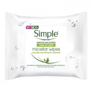 Simple Micellar Puhdistusliinat Kasvoille 25 Kpl