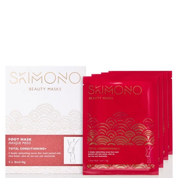 Skimono Beauty Foot Mask For Total Conditioning 4 X 16 Ml