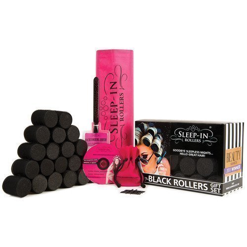 Sleep-In Rollers Black Rollers Gift Set