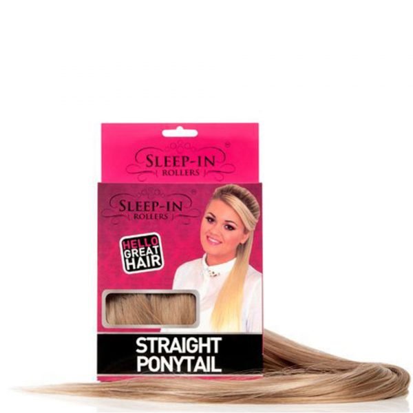 Sleep In Rollers Straight Ponytail Various Shades Royal Plum