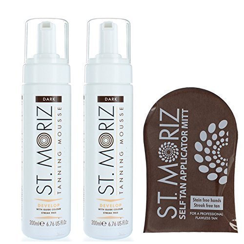 St. Moriz 2 X Itseruskettava Vaahto + Levityskinnas