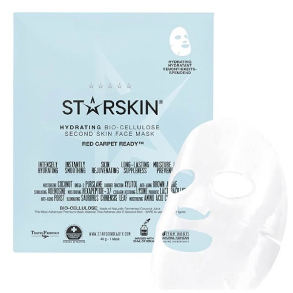Starskin Red Carpet Ready Hydrating Coconut Bio-Cellulose Second Skin Face Mask