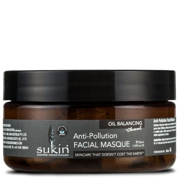 Sukin Oil Balancing + Charcoal Anti-Pollution Facial Masque 100 Ml