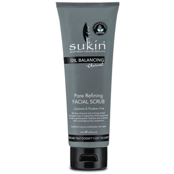 Sukin Oil Balancing+ Charcoal Pore Refining Facial Scrub 125 Ml