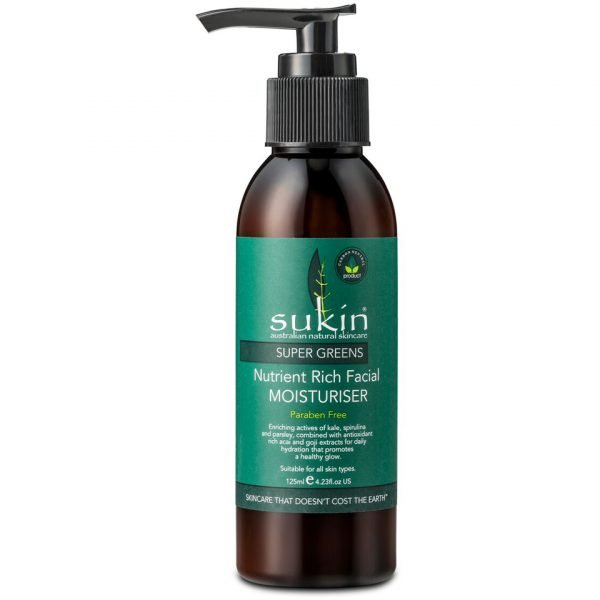 Sukin Super Greens Facial Moisturiser 125 Ml