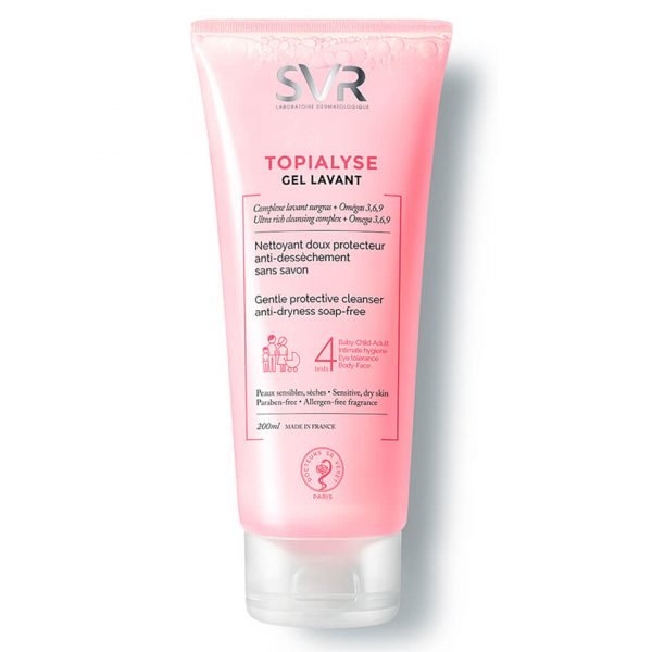 Svr Topialyse All-Over Gentle Wash-Off Cleanser -  200 Ml