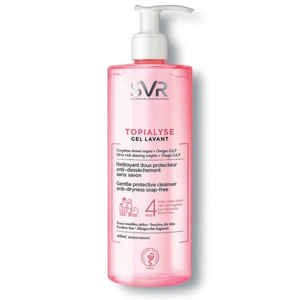 Svr Topialyse All-Over Gentle Wash-Off Cleanser -  400 Ml