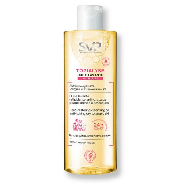 Svr Topialyse Emulsifying Wash-Off Micellar Cleansing Oil 400 Ml