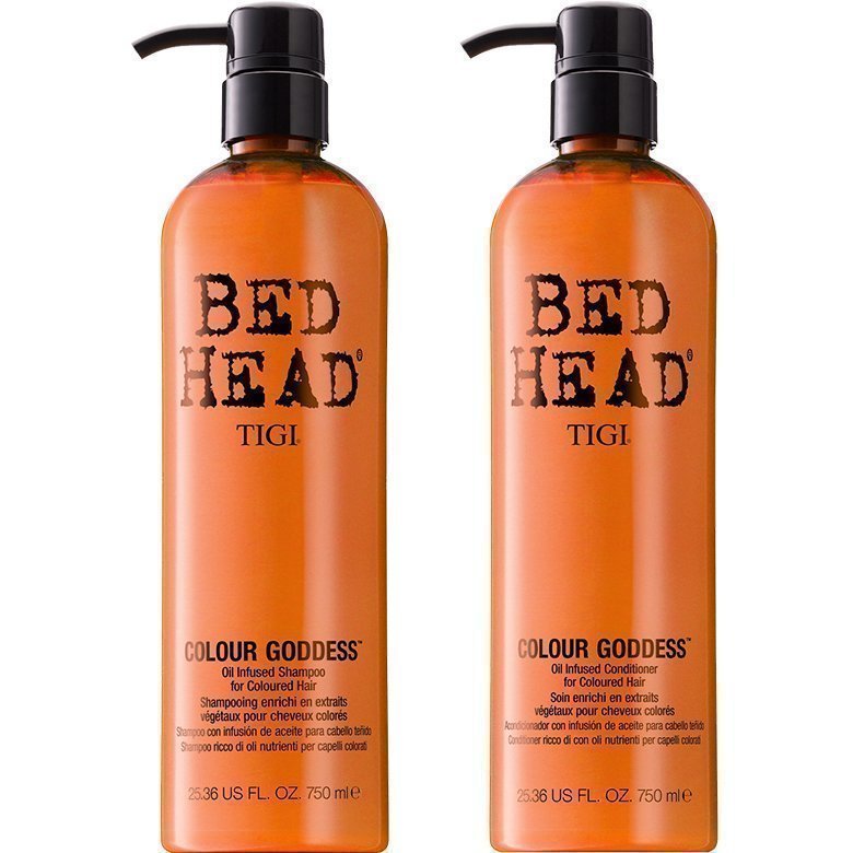 TIGI Bed Head Colour Goddess Duo Shampoo 750ml Conditioner 750ml