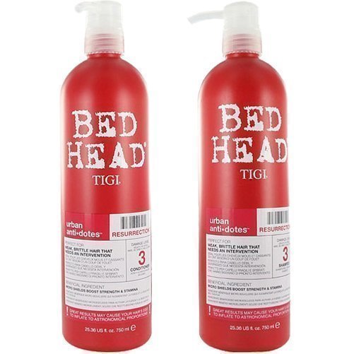 TIGI Bed Head Urban Resurrection 3 Duo Shampoo 750ml Conditioner 750ml