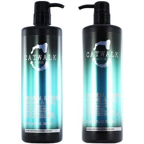 TIGI Catwalk Oatmeal & Honey Duo Shampoo 750ml Conditioner 750ml