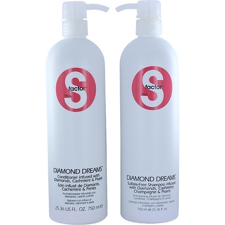 TIGI S-Factor Diamond Dreams Tweens Shampoo 750ml Conditioner 750ml