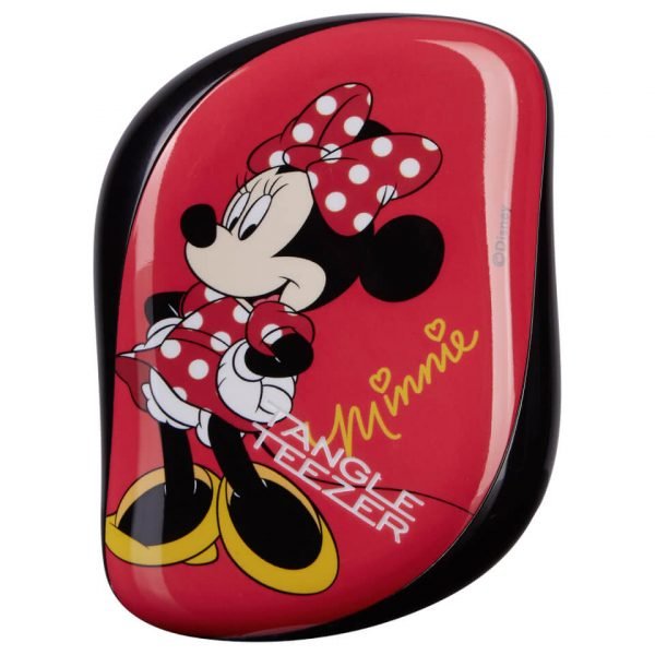 Tangle Teezer Compact Styler Hairbrush Disney Minnie Mouse Rosy Red