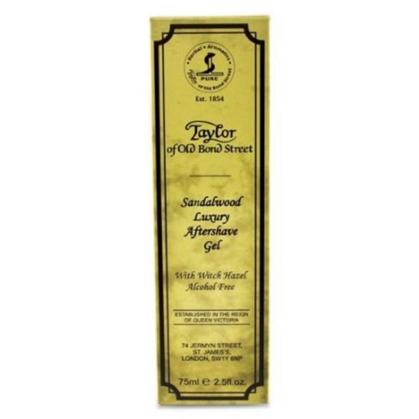 Taylor Of Old Bond Street Sandalwood Luxury Aftershave Gel 75 Ml