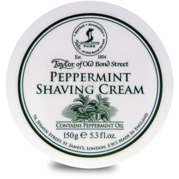 Taylor Of Old Bond Street Shaving Cream Bowl Peppermint 150 G