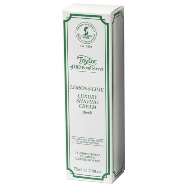 Taylor Of Old Bond Street Shaving Cream Tube 75g Lemon And Lime