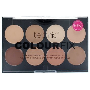 Technic Colourfix Cream Foundation Contour Palette Varjostus Ja Korostusväripaletti