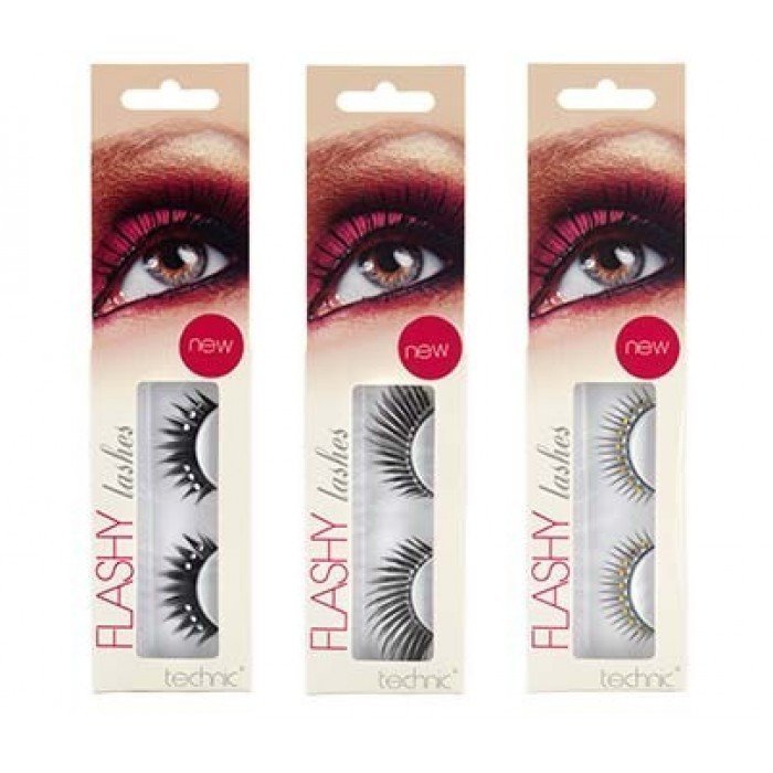 Technic Flashy False Eye Lashes Tekoripset Ja Liima