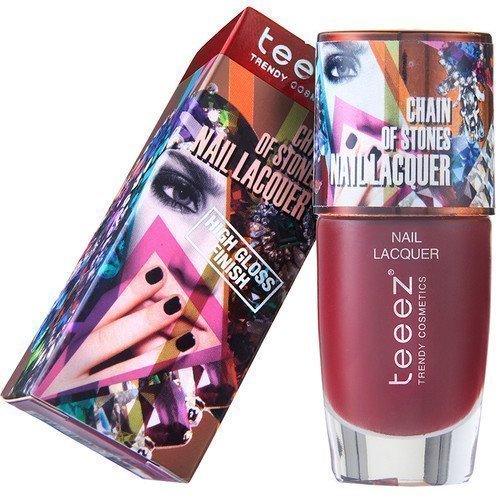 Teeez Chain Of Stones Nail Lacquer Raging Ruby